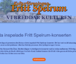 Fritt Spelrum annons inför konsert Erika Hansson