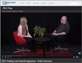 Intervju i Öppna kanalen Växjö med Erika där de även spekar Painkillers videon
